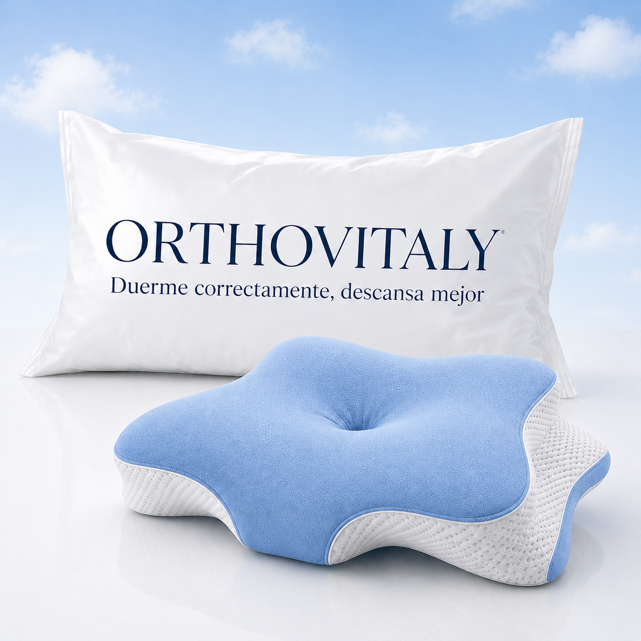 CerviVital™ – Almohada Cervical Ortopédica
