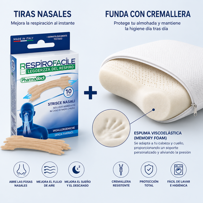 Tiras nasales premium 10pcs +Funda